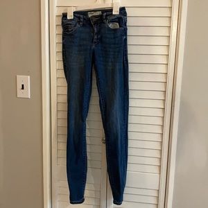 Dark blue skinny jeans